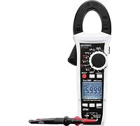 Voltcraft VC-750 E - Pinza de corriente, multímetro manual calibrado (ISO), digital a prueba de salpicaduras (IP54)