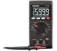 VOLTCRAFT VC191 Multímetro digital True RMS Medidor I 6000 cuentas I CAT III 600 V I CA/CC medición de voltaje y corriente I Medición de temperatura hasta 400 °C I Medición de capacidad hasta 60 mF
