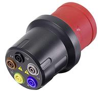 VOLTCRAFT VMA-3L 32 Adaptador de Medición CEE Enchufe 32 A 5 pines - Hembra 4 mm Gris Oscuro, Rojo