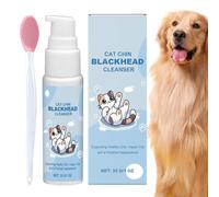 Volteador De Cabeza Negra Para Gatos Chin - Pet Chin Cleaning Care Kit Cat Blackhead | Limpieza De Descontaminación Del Líquido De Mantenimiento Suave Y Seguro | Suministros De Aseo, Solución De