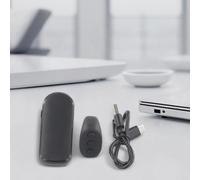 Volteadores de página con control remoto inalámbrico, para lectura Kindle y presentaciones de tabletas, accesorios de lectura de novelas (JX-07 negro)