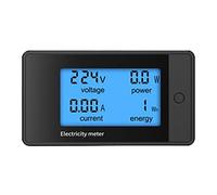 Voltímetro Amperímetro Amperímetro Watt KWH LCD Digital Meter Tester Detector AC85-400V 0-20A 0-4400W 0-9999KWH Multímetro