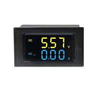 Voltímetro amperímetro de CC con pantalla digital doble LCD de cristal líquido a color de dos colores D85-3051AG(0-199.9V 10.00A)