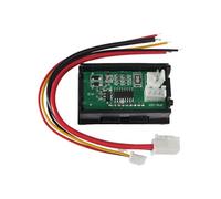 Voltímetro amperímetro digital LED CC 0-100 V, 10 A/50 A/100 A, pantalla dual for uso doméstico.(Red and blue-10A)