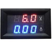 Voltímetro/amperímetro LED digital (45...100 VCC / 0...10 Amp)
