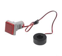 Voltímetro Amperímetro Multifunción 22mm AC 50-500V(red)