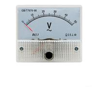 Voltímetro analógico AC 85L1-V 0-600V Medidor de panel (AC50V)
