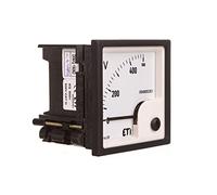 Voltímetro analógico de pizarra 500 V clase 1,5 72 x 72 mm EQ72 004805351 eti-polam 3838895440352