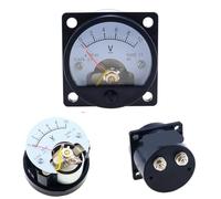 voltímetro analógico, Medidor de panel analógico CC SO-45 1V, 2V, 3V, 5V, 10V, 15V, 20V, 30V, 40V, 50V, 100V, 150V, 200V, 250V, 300V, 400V, 450V, 500V (1 unidad)(Other Type (Remarks))