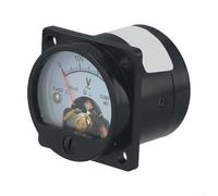 Voltímetro analógico Panel Meter AC 300V Negro | Puntero de alta sensibilidad, precisión para escala, margen de error mínimo, visualización en tiempo real, medición confiable