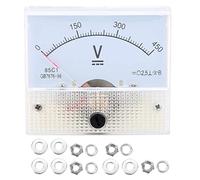 Voltímetro Analógico Puntero Voltímetro de CC 0-450 V Medidor de Voltaje Instrumento de Medición del Circuito del Indicador