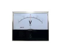 voltímetro analógico, Voltímetro CC 44C2 Analógico Clase 1.5 Múltiples rangos de voltaje Negativo a Positivo 80x100 mm(-25 to 25V)