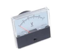 Voltímetro CC analógico con puntero de DH-670, 5V, 10V, 15V, 20V, 30V, 50V, 100V, 70x60mm, precisión 2,5, 0-500V(DC 15V)