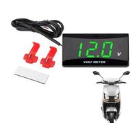 Voltímetro de batería - 0-20 V Pantalla LCD pequeña - Indicador digital de batería | Para barco coche, moto, Quad Camión Camping-Car Sedan Pick-Up Scooter SUV Tablero Manillar