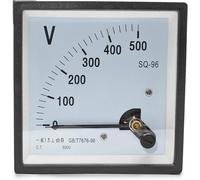 Voltímetro de CA, Medidor analógico SQ-96 tipo puntero, CA 250V/300V/500V/1000V, 1 unidad(AC0 450V)