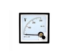 Voltímetro de CA tipo puntero de SQ-72, Panel de calibre de voltímetro analógico de rango de 50V, 100V, 150V, 250V, 300V, 450V, 500V, 750V y 1000V, 72x72mm