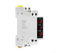 Voltímetro de carril DIN Amperímetro HZ Meter AC80-500V Medidor digital monofásico para pruebas de equipos de control industrial