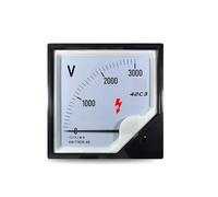 Voltímetro de CC 42c3 de 1000 V a 3000 V, instrumento de instalación for uso directo, 1 kV, 2 kV y 3 kV, 1 unidad(DC 1200V)