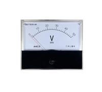 Voltímetro de CC 44c2-v 5V 10V 15V 20V 30V 50V 100V 150V 200V 250V Medidor Probador 80 * 100 mm 1 pieza(DC 15V)