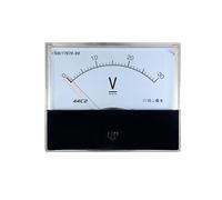 Voltímetro de CC de 3V a 150V, 44c2-v, 3/5/10/15/20/30/50/75/100/150V, medidor de aguja, probador, 80 x 100 mm, 1 unidad(DC 75V)