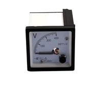 Voltímetro de Panel analógico AC/DC 0-450V 99T1-V 48 * 48mm medidor de voltios tipo puntero 50V 100V 150V 200V 250V 300V 350V 450V probador de voltaje(DC)