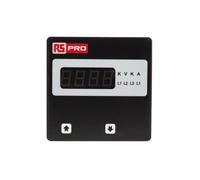 Voltímetro digital AC LED 4 pulgadas 0C a +50C RS PRO 1365389