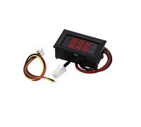 voltímetro digital amperímetro, CC 0-100 V, 50 A, 100 A, panel de amperios, voltaje, corriente, medidor, probador, pantalla LED azul y roja, 1-10 unidades(50A Red Red,5Pcs)