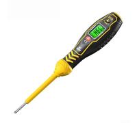 Voltímetro digital B19 B18 con retroiluminación LCD para detección de voltaje sin contacto CA 11 V 450 V incluyendo identificación de línea neutra en vivo y visualización de estado de la batería (B19