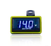 Voltímetro digital de motocicleta de 12 V para monitoreo de voltaje en tiempo real en motocicletas de 12 V triciclos con construcción ABS y protección IPX6