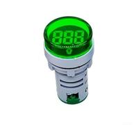 Voltímetro digital LED AC 60-500 V, indicador redondo de 22 mm, medidor de voltaje con alto brillo, carcasa a prueba de polvo para industria, telecomunicaciones e ingeniería mecánica, fácil