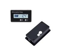 Voltímetro digital LED, medidor de voltaje, comprobador de batería de litio Lifepo4 de plomo ácido de 12 V/24 V/36 V/48 V, indicador de capacidad for coche y motocicleta(MBUSD-700DH-CL-6M)