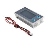 Voltímetro digital para probador de batería con LCD a color y sensor de temperatura para coche RV de 12 V-48 V carrito de golf marino (24 V)