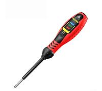 Voltímetro digital Pen B19B18 con retroiluminación LCD para detección de encendido/apagado, detección de voltaje NCV e identificación de línea en vivo CA 11V a 450V (B18-cruz roja)