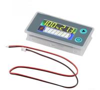 Voltímetro LCD de 10V 100V para sistemas de gestión de baterías que apoyan LIFEPO4 para tipos de batería ternarios y no estándar de litio