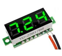 Voltímetro LED digital 0.28 (3.5...30VDC) - Verde