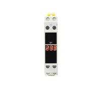 Voltímetro monofásico de montaje en Riel Din, Mini voltímetro Modular CA 80-500V, indicador LED, Detector de pantalla Digital, 1 Uds.