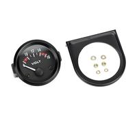 Voltímetro para Automóvil, Voltímetro Universal para Automóvil 12V 52 Mm Medidor de Voltaje Redondo 8-16V BX100007 para la Mayoría de los Automóviles de 12V