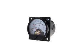 Voltímetro SO-45 CA 1V 2V 3V 5V 10V 15V 20V 50V 100V 150V 200V 300V 500/600 µm, panel analógico redondo, color negro, 1 unidad(AC 200V)