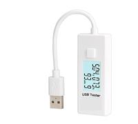 Voltímetro, UT658B USB LCD Digital Power Tester Meter Análisis del monitor de voltaje actual