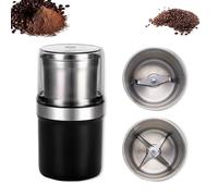 Voltix Electric Multi-Use Cup Grinder, Detachable Cup Grinder, Large Capacity Stainless Steel, Easy Clean, Coffee Grinders & Spice Grinders for Home Kitchen (Double cup)