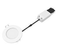 Voltman Foco empotrable blanco especial para cuarto de baño, 7 W, 3000 K, 100 °, con transformador exportado