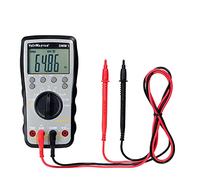 Voltmaster DMM 1 multímetro digital CAT III 600 V, dispositivo de medición multifunción, herramienta de electricista (de aplicación universal, mediciones de voltaje y corriente, de plástico ABS), gris