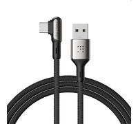 VOLTME Cable USB A Tipo C 60W, Cable USB C Carga Rápida 90 Grados, Cable cargador c 2M, Compatible con PS5, iPhone 15 Pro MAX, Redmi Note 13, Galaxy S24 S23, Pixel 8 7
