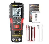 Voltmeter Multimeter - 4000 Counts Digital Current Tester, High Precision Multimeter for Electrician, Circuit Voltage Capacitance Resistance, Automotive, Home Industry Fieldwork Use