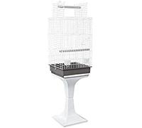 Jaula Loro 835 Blanca + Pie