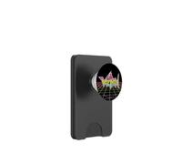 Voltron: Defender of the Universe Gradient Grid Logo PopSockets PopWallet para MagSafe