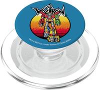 Voltron: Defender of the Universe Retro Gradient Portrait PopSockets PopGrip para MagSafe