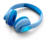 VoltShine Auricular Bluetooth con diseño Circular, Color Azul, con conexión inalámbrica Ideal para música y Llamadas Hands-Free.