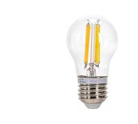 VoltShine Bombilla inteligente G45 4.5W con filamento, Bluetooth, Mesh y CCT, ideal para crear ambientes personalizados y controlar la iluminación a distancia.