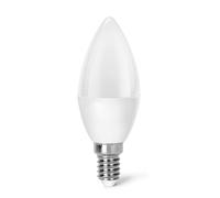 VoltShine Bombilla LED C37 E14 7W, alta nergética y larga duración, ideal para iluminación decorativa y ambiental en hogares y negocios.